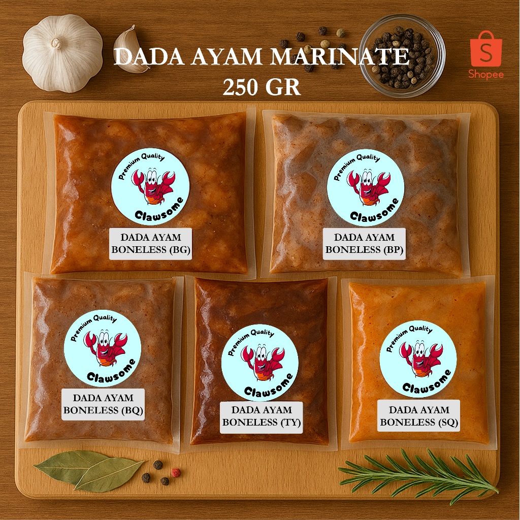 

Dada Ayam Fillet Marinate - 250 Gram