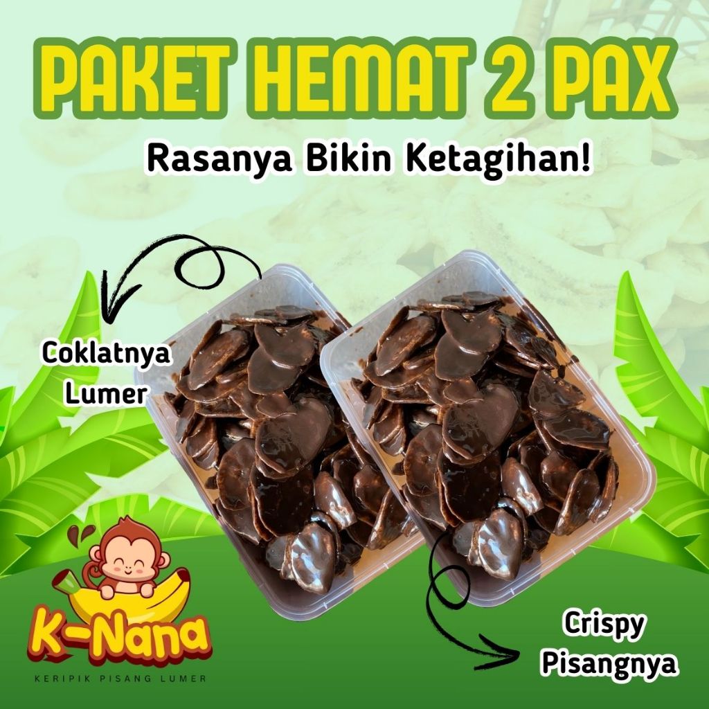 

BELI 1 GRATIS 1 Keripik Pisang Lumer K-Nana 2PAX