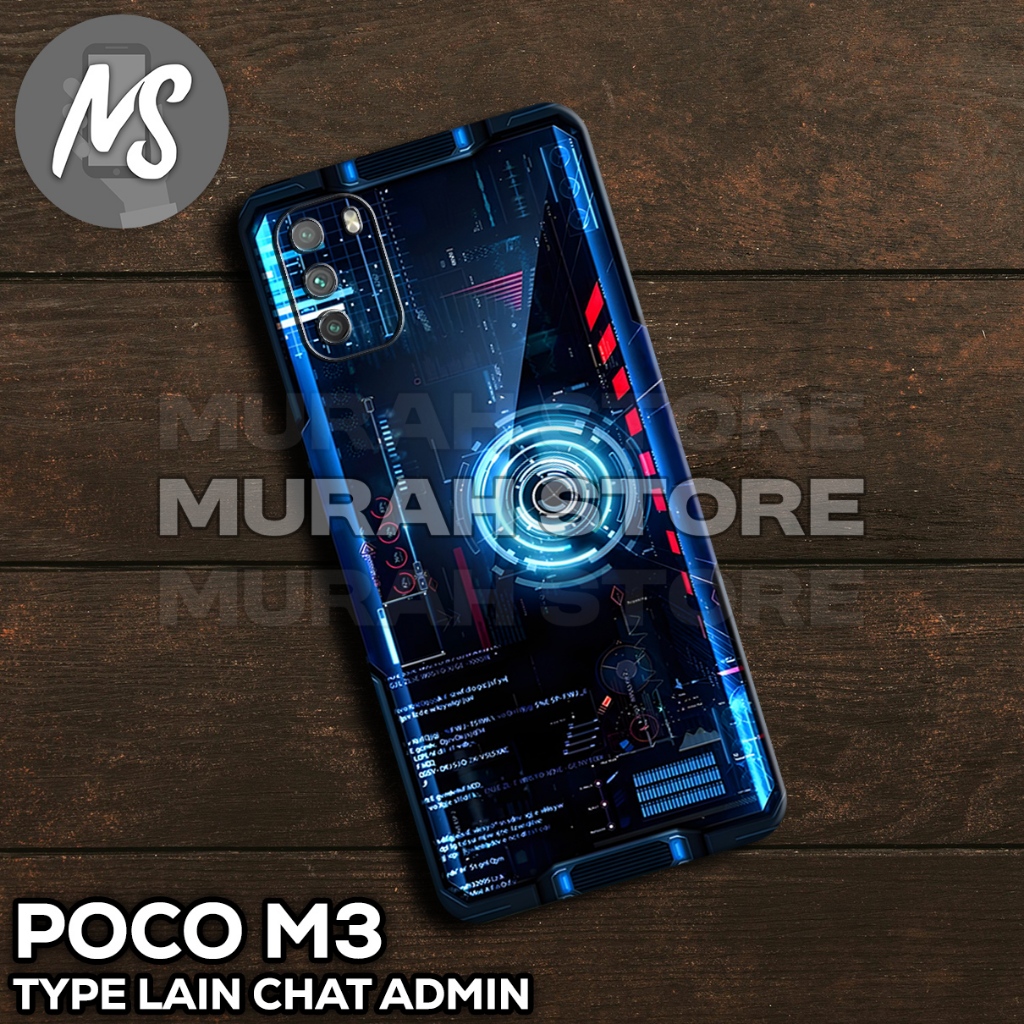Softcase karet POCO  M3 /MS19/motif GAMING/case POCO M3/casing POCO M3 /silikon