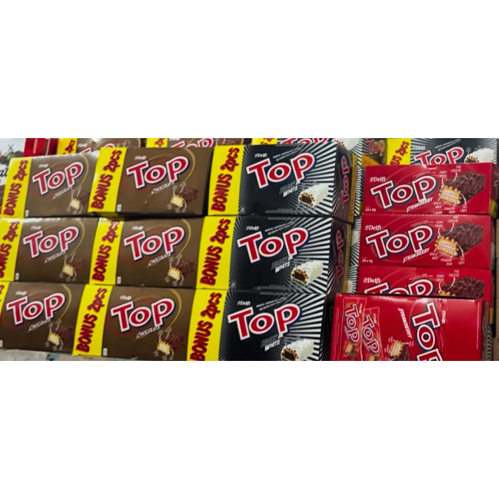 

Top Coklat 26 Pcs x 9gr All Variant( Bonus 2 pcs / Box)