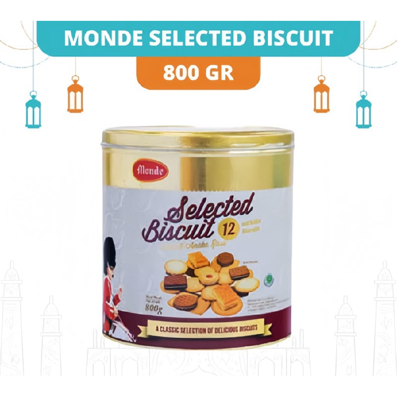 

Fateeha-monde selected bicuits gold kaleng 800gr termurah