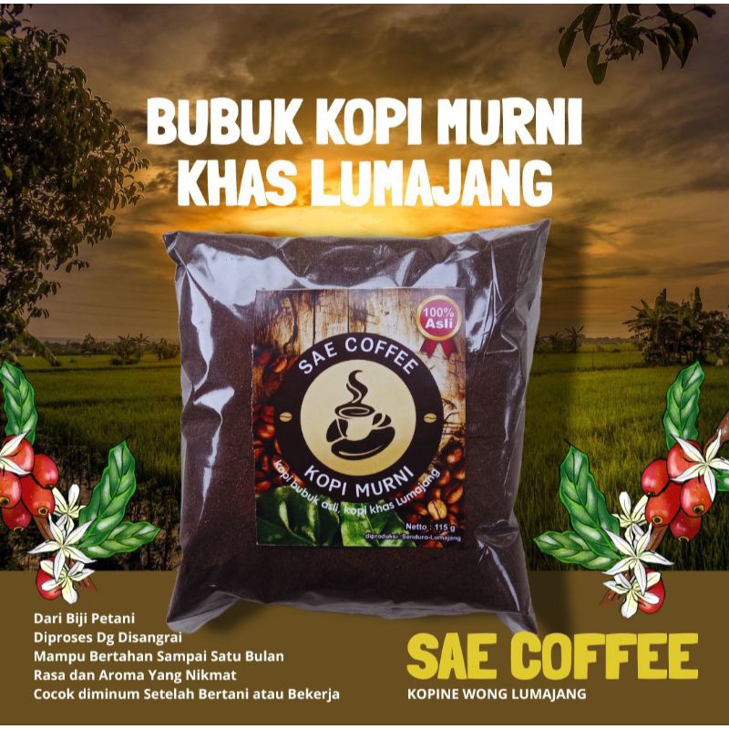 

Kopi murah "SAE COFFEE" khas Lumajang 115gr