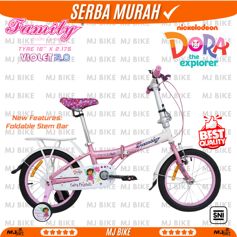 SEPEDA LIPAT 16 VIOLET 2.0 FOLDING SEPEDA LIPAT PEREMPUAN