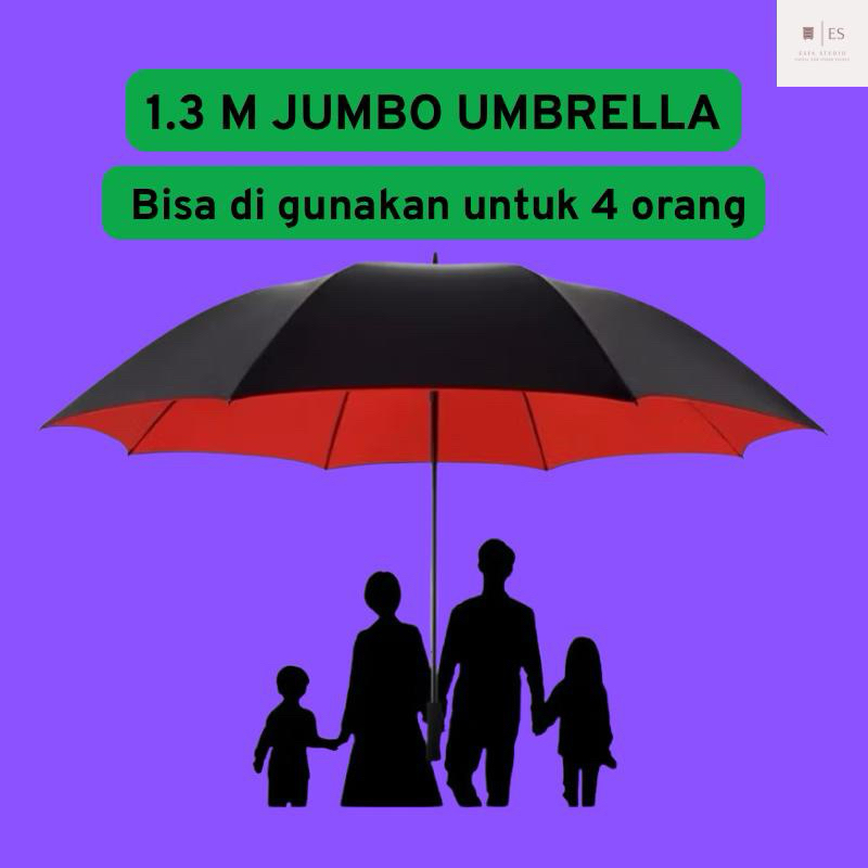 Payung Golf fiber Jumbo Anti UV Lasika 001 / Payung fiber / Payung Golf