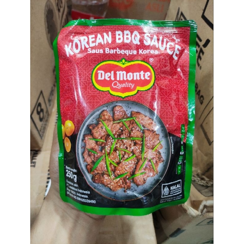 

Korean BBQ Sauce Delmonte Del Monte 250gr 250 gr gram Saus Barbeque Korea