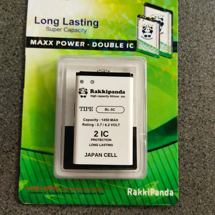 BATERAI NOK BL-5C DOUBLE POWER RAKKIPANDA / BL5C BATERAI