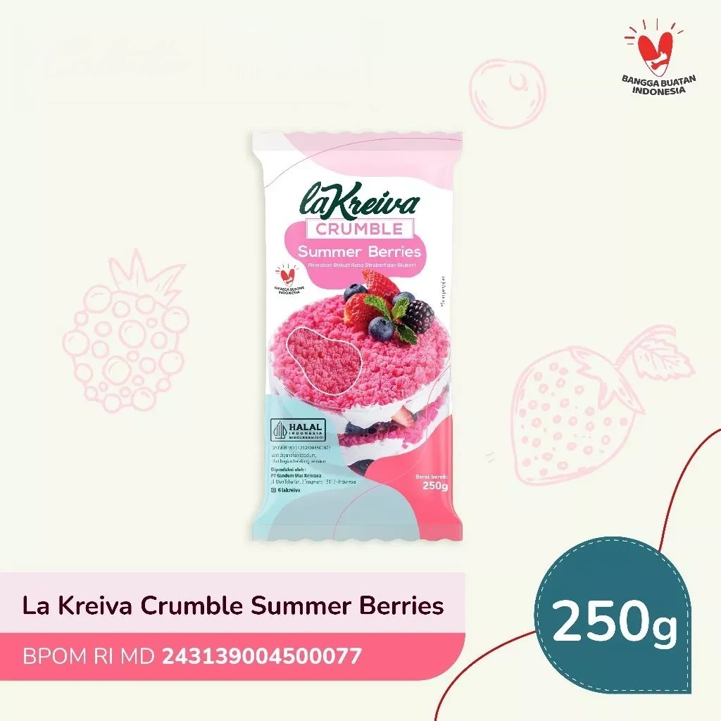 

La Kreiva Summer Berries Crumble 250 g