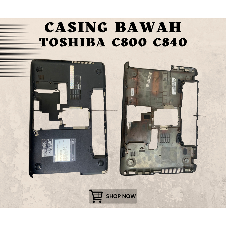 CASING BAWAH BOTTOM CASE LAPTOP TOSHIBA C800 C840 SECOND