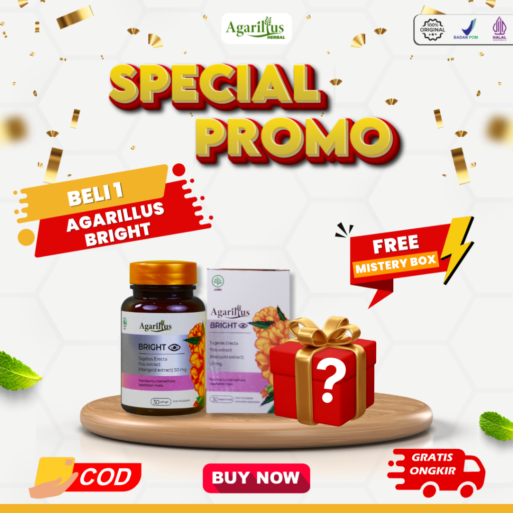 Agarillus  Bright Free Bonus  Agarillus Obat Mata Herbal Terbaik Menjaga dan Mengatasi Keluhan Mata