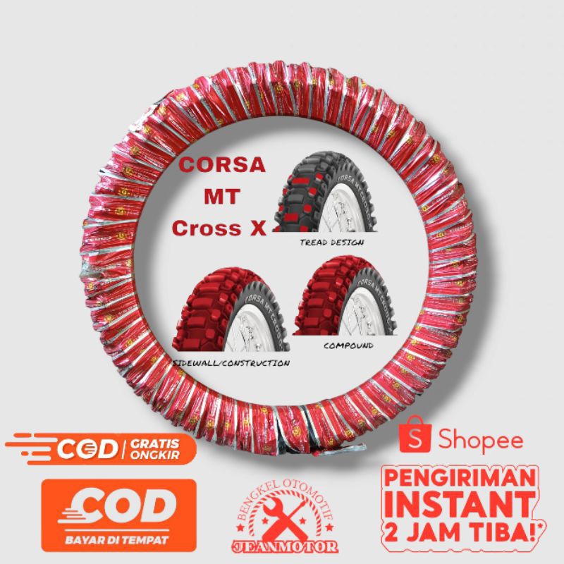 Ban Motor Corsa MT Cross X 70/100 Ring 19