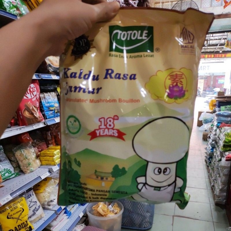 

Mokoceng ,kaldu rasa jamur ukuran 1kg