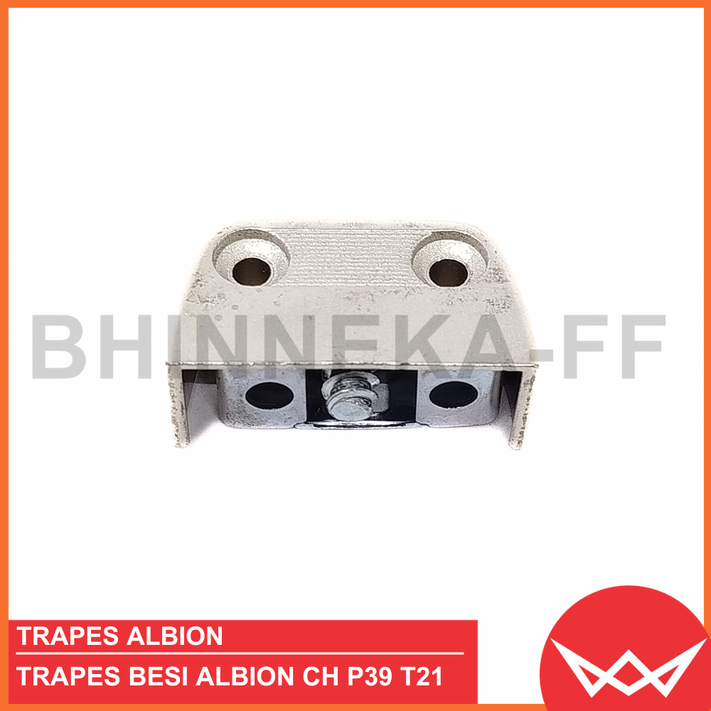 Trapes Traves Siku Ambalan Rak Lemari Chrome Besi Albion