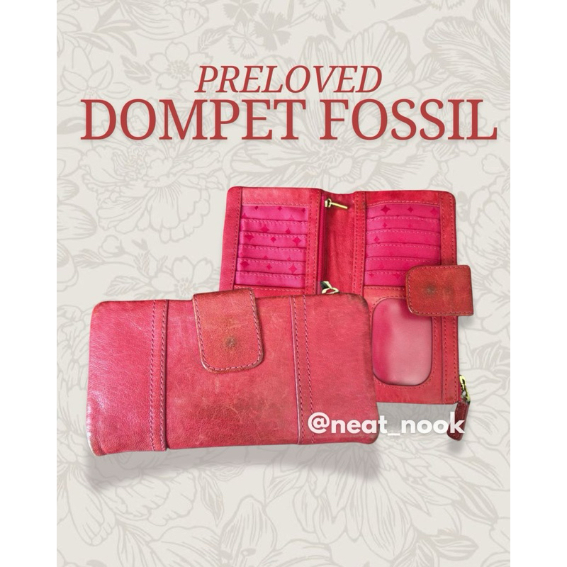 Dompet Fossil Preloved (Long Wallet)