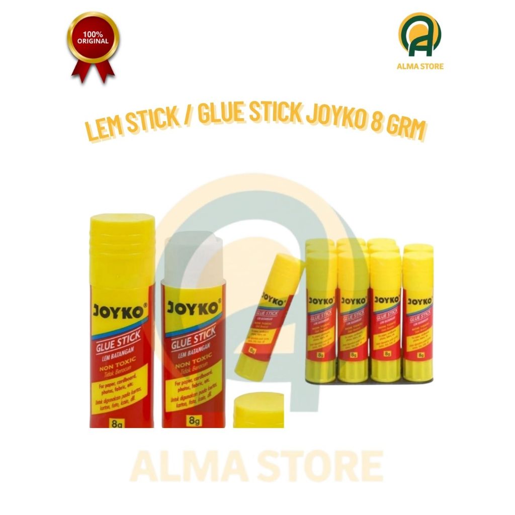 

Lem Stick / Glue Stick Joyko 8 Grm Lem Batang Putar