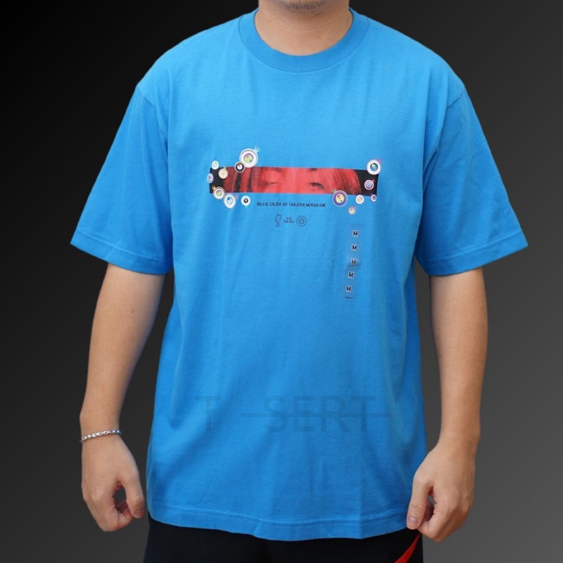 Uniqlo X Billie Eillish X Takashi Murakami Eyes Blue Tee Original