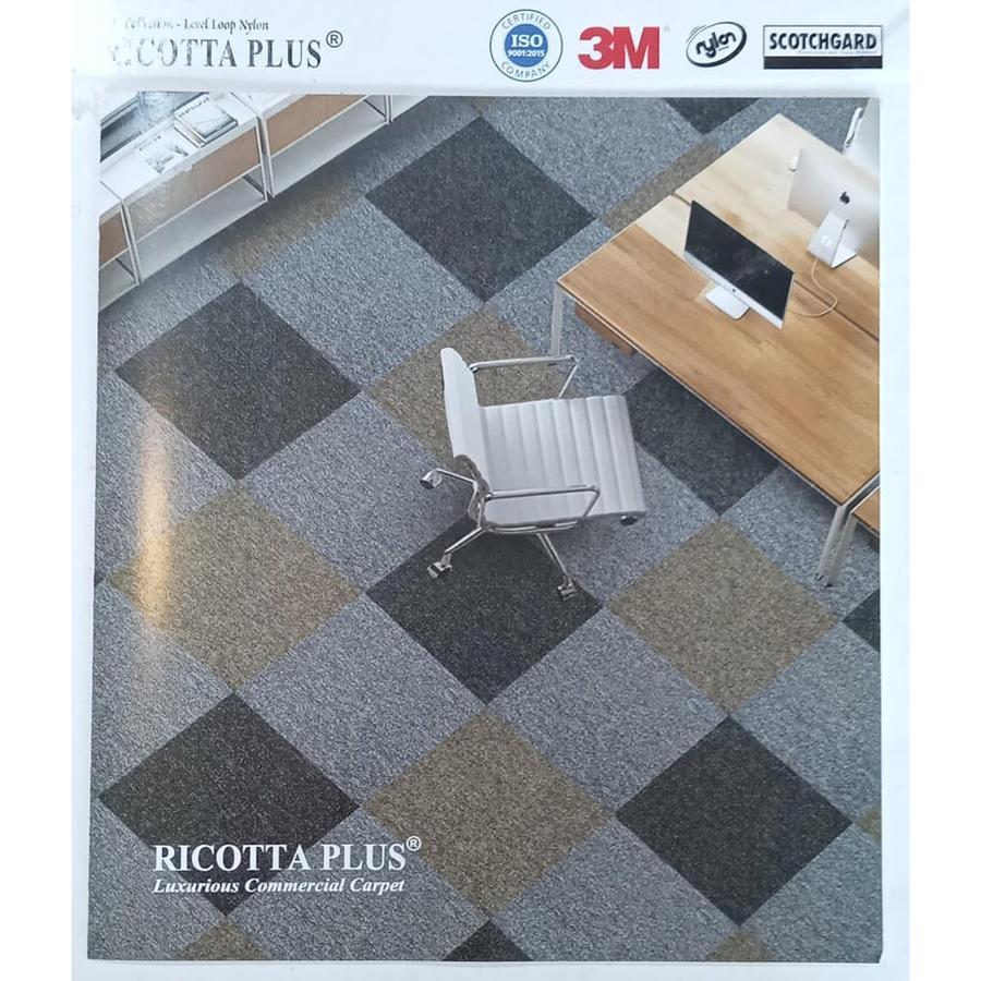 Karpet Tile Ricotta Plus / Karpet Tile / Karpet Motif / Karpet Murah / Karpet Bagus - TX 461 Gratis 