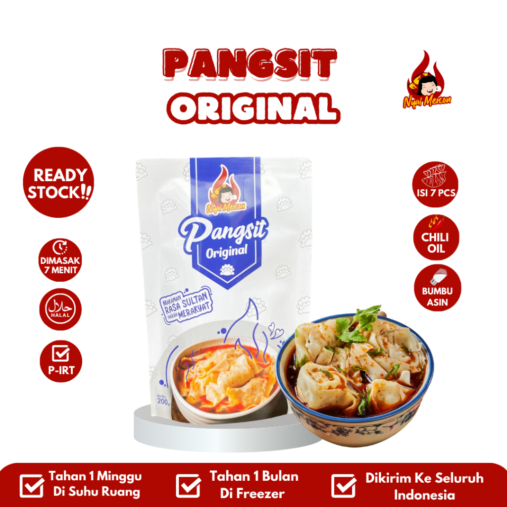 

PANGSIT ORIGINAL NYAI MERCON / pangsit nyai mercon