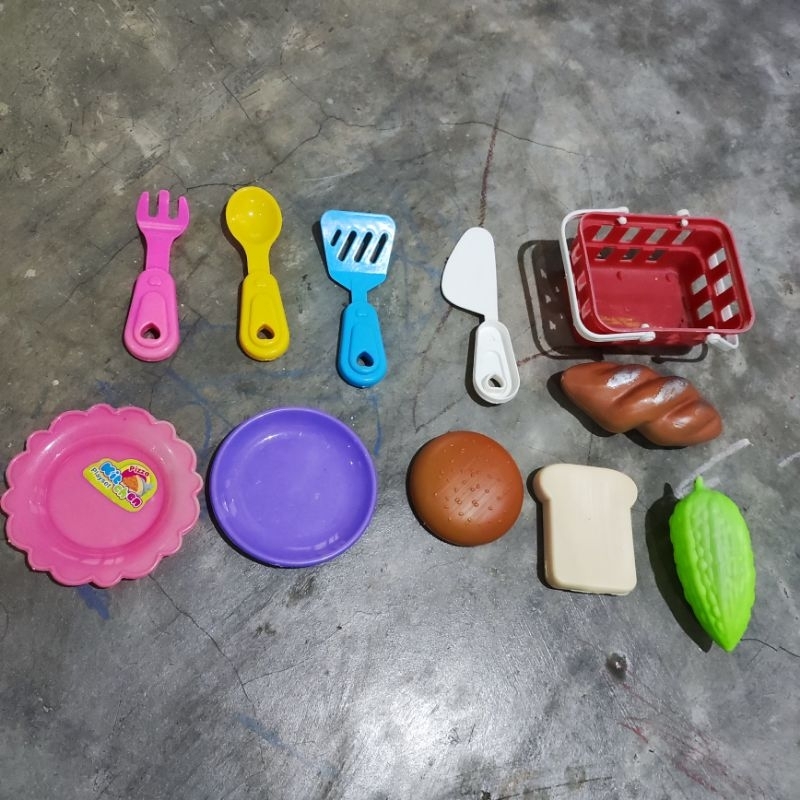 preloved mainan second masak masakan piknik lucu murah