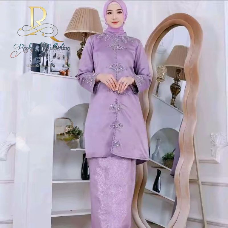 Stelan Kebaya Siti Nurhaliza/Kebaya Pesta/Kebaya Wisuda/Kebaya Modern
