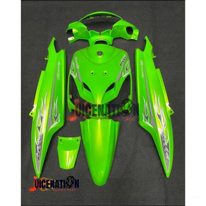 full body halus Mio smile hijau stabilo lembayung gold