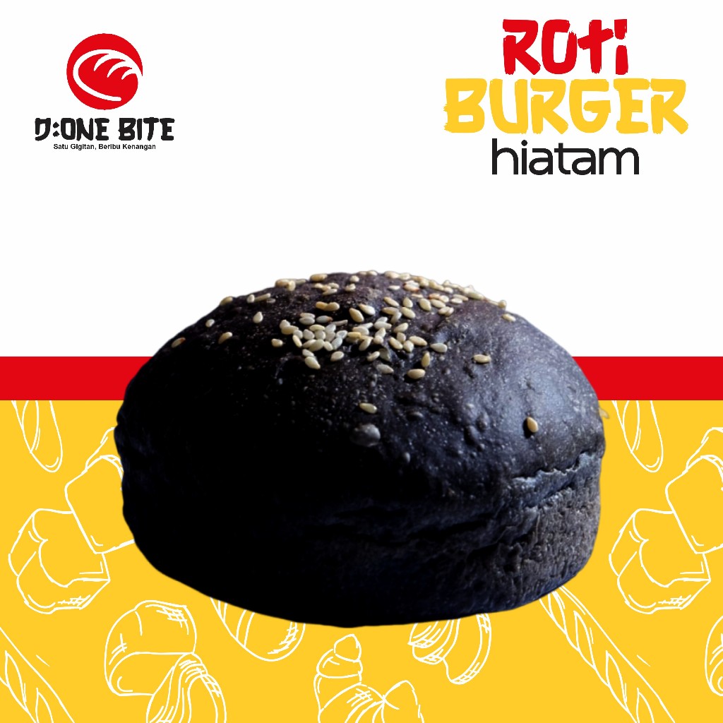 

Roti Burger Wijen Hitam 10 cm Isi 3 Dan 6 Pcs Lembut Premium