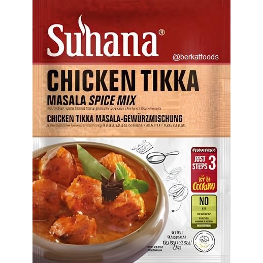 

Chicken Tikka Masala Spice Mix Suhana / Bumbu Masak Instan Ayam Panggang India Halal