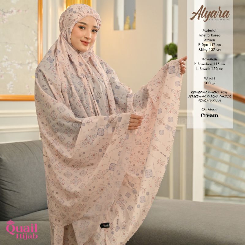 Mukena Dewasa Premium ALYARA Original Quail Hijab