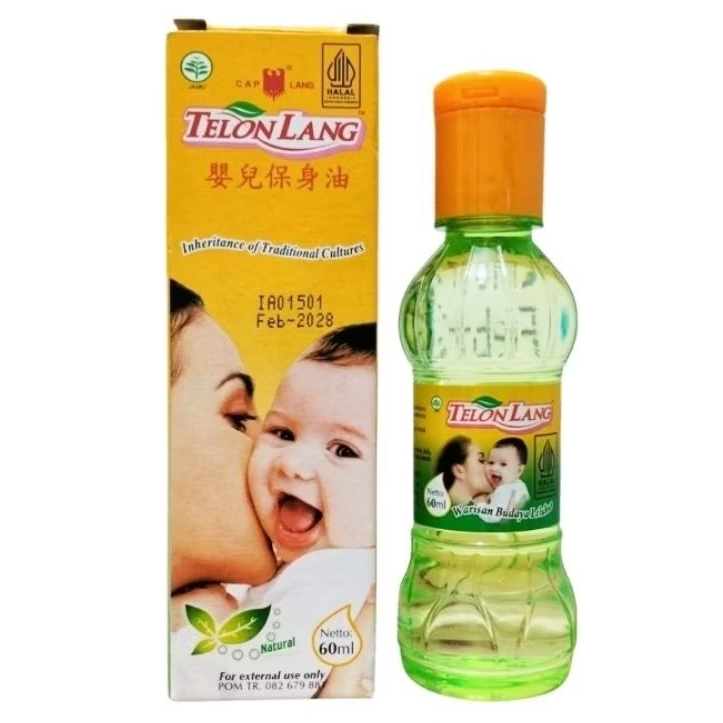 TELON LANG (60ml) - CAP LANG | Minyak Telon