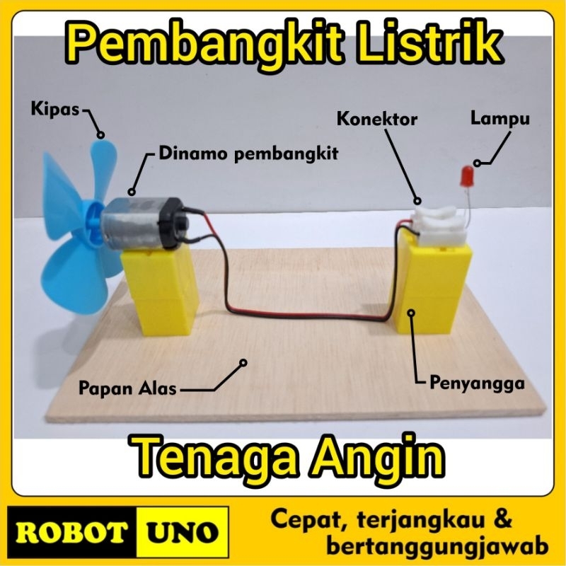 Pembangkit Listrik Tenaga Angin Paket Hemat Pembangkit Listrik Tenaga Angin KIT Edukasi Kit Pembangk