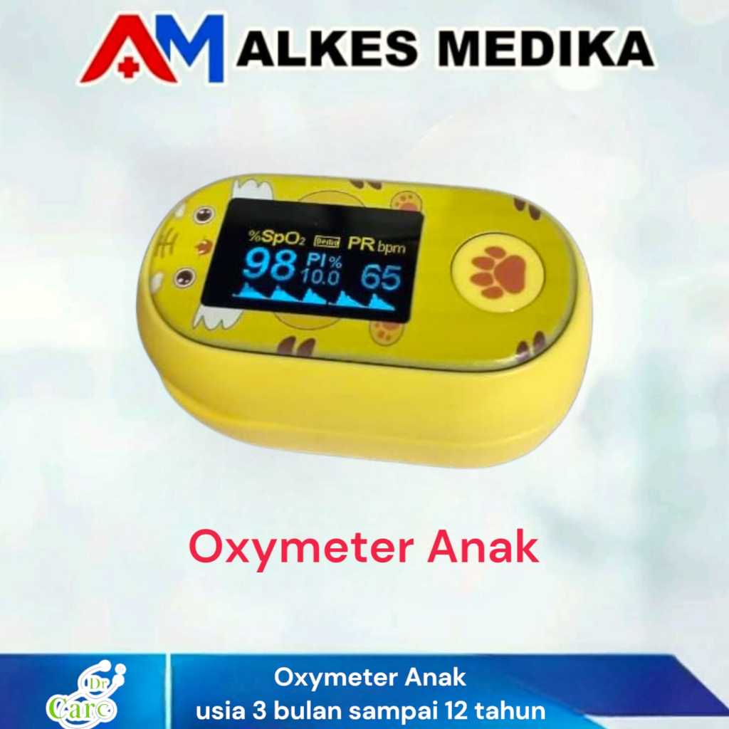 Care Dr Oxymeter DC-07B Anak Usia 3 Bulan - 12 Tahun