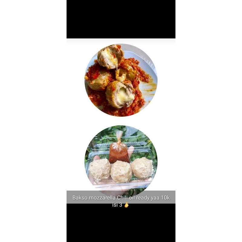 

BAKSO isi keju Mozarella Gratis Chili Oil