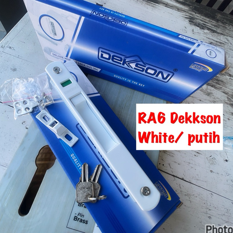 HARGA PROMO DEKKSON RA6 ra6 DEKSON KUNCI PINTU SLIDINGERA6/ kunci pintu alumunium RA6 sleding KUNCI