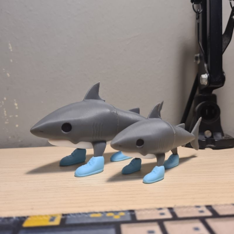 Tralelo Tralala Mainan Meme Figure Brainrot Italian TRALALELO TRALALA hiasan mainan figure Hiu Pake 