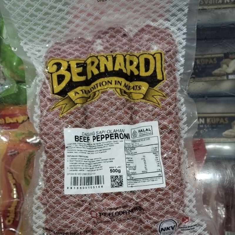

BERNARDI BEEF PEPPERONI 500GR