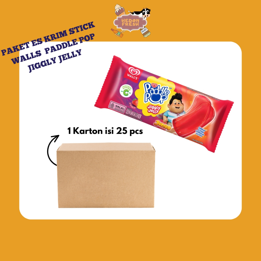 

Paket Es Krim Stick Walls Paddle Pop Jiggly Jelly Jumbo