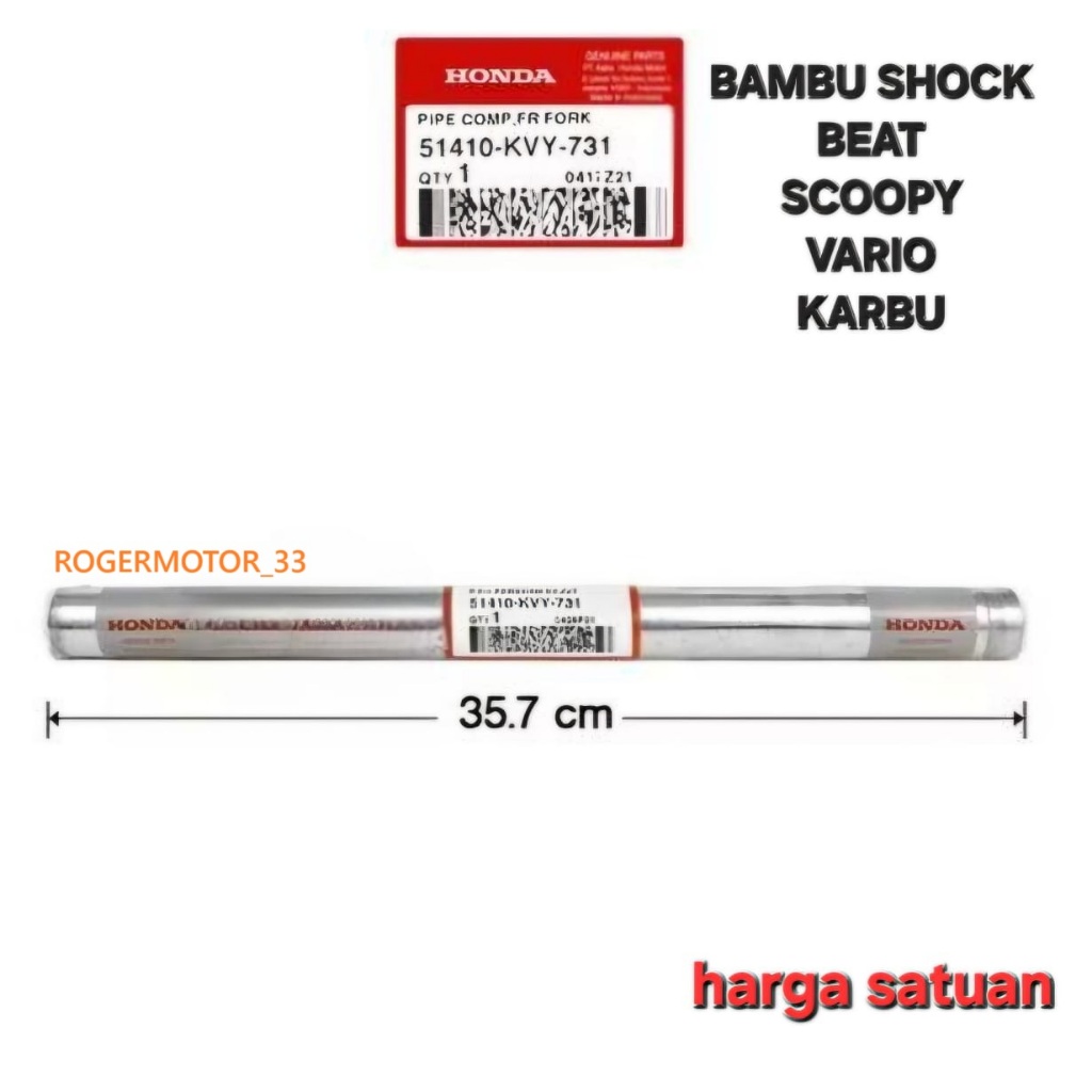 AS BAMBU SHOCK DEPAN BEAT SCOOPY VARIO KARBU KODE KVY ORIGINAL ASLI AHM
