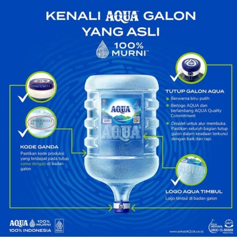 

AQUA GALON19L+ISI