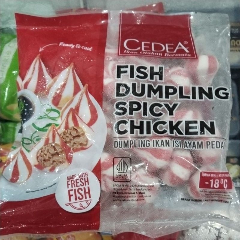 

CEDEA DUMPLING SPICY CHICKEN 500GR