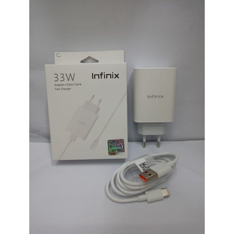 Charger Infinix 33W USB C Fast Charging original Model -U330XEA