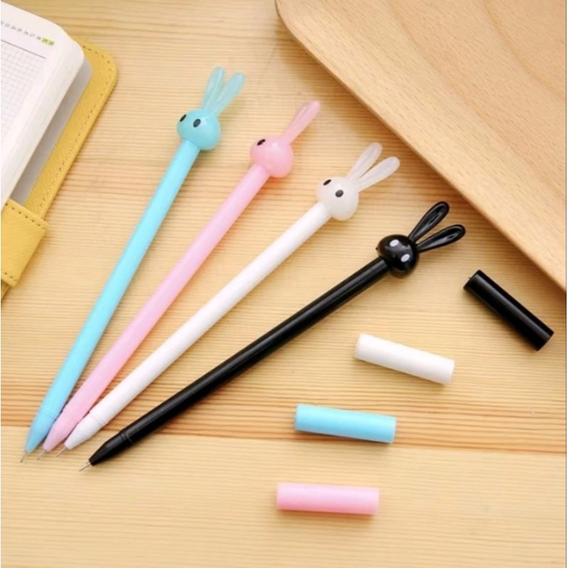 

Pulpen Pena Bentuk Karakter Bunny Lucu Unik Bolpen Karakter Pulpen Karakter Kepala Kelinci Gel Imut Pulpen Gel Pena.
