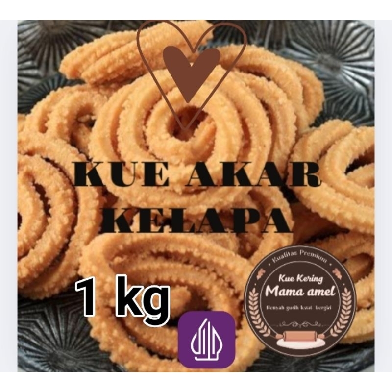 

makanan ringan/ kue akar kelapa 1 kg /kue asin/kue manis