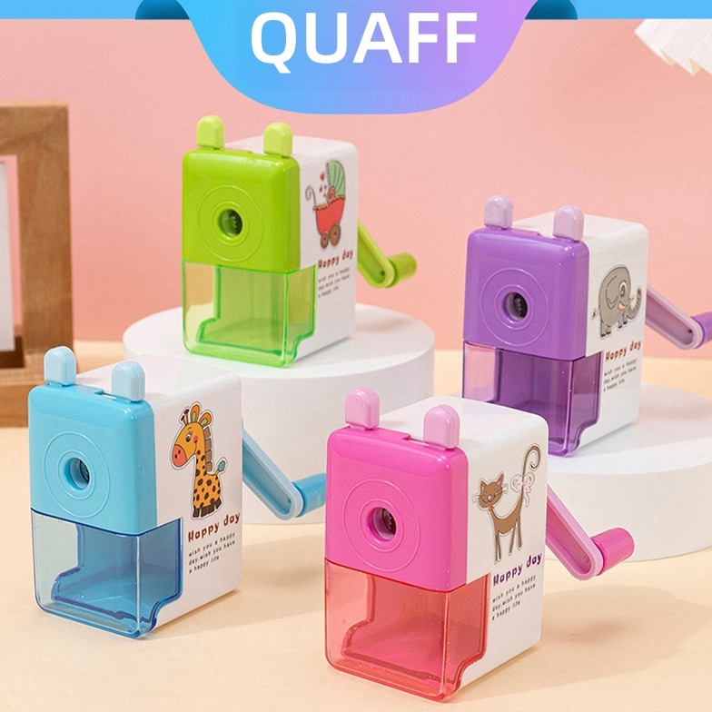 

Lariz Rautan Serutan Pensil Putar Gaya Kartun Sharpener Rautan Meja 4 Warna