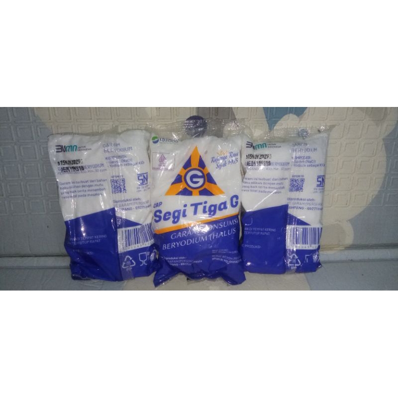 

Garam G Cap Segi Tiga 250gr
