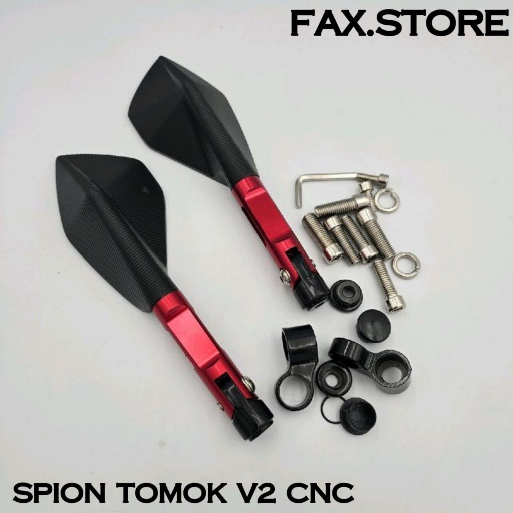 Promo Terbaru Spion Tomok V2 Kaca Spion Variasi Spion Tomok Full Cnc Spion Nmax Vario Beat Pcx Ninja