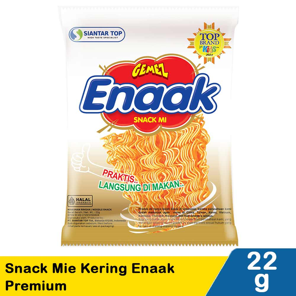 

MI GEMEZ SNACK MIE KERING ENAAK PREMIUM PCK 22g