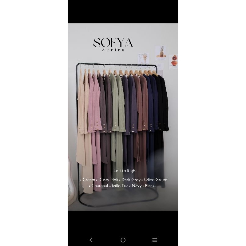 Set Rok Tunik Sofya Alfi huraiyah Preloved