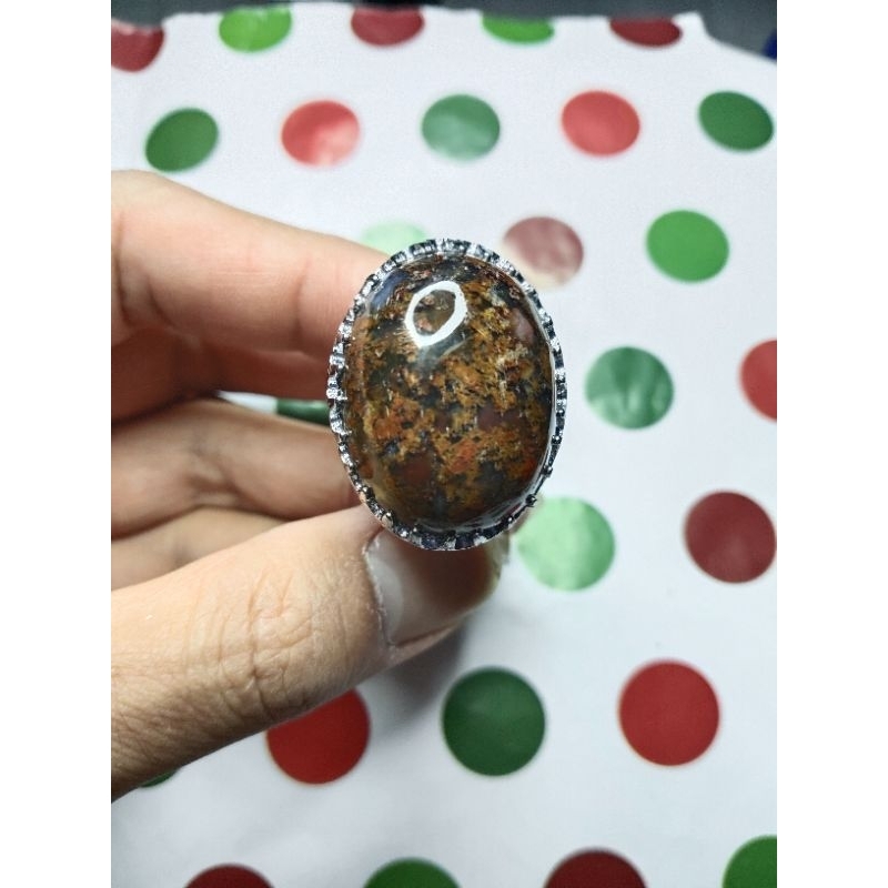 BATU AKIK LUMUT SULIKI MERAH