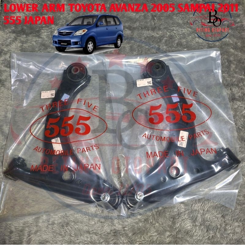LOWER ARM SAYAP BAWAH DEPAN TOYOTA AVANZA XENIA 2004 2005 2006 2007 2008 2009 2010 2011 555 JAPAN OR
