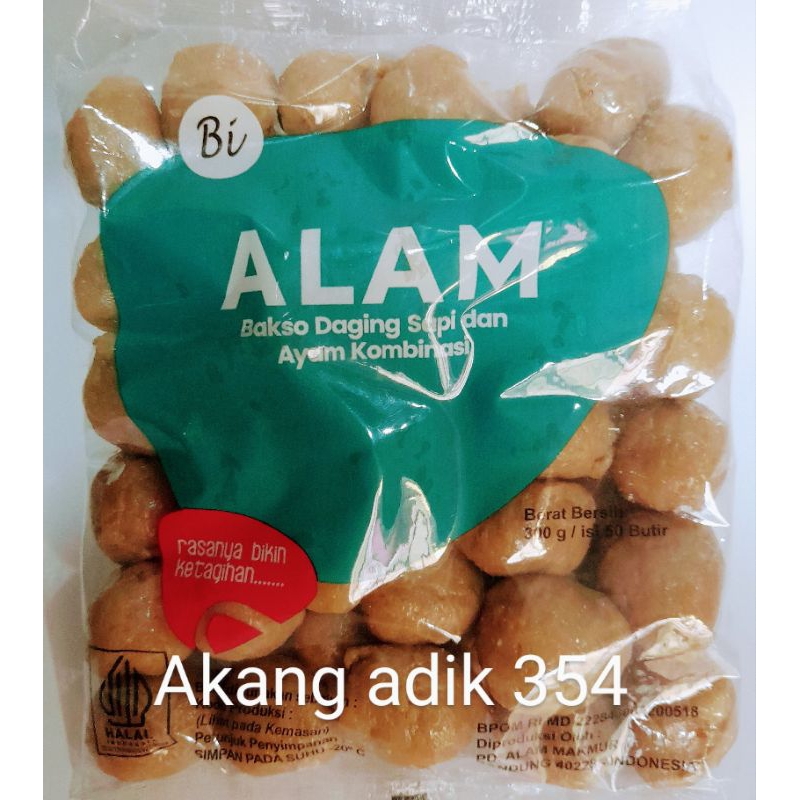 

Bakso sapi halal isi 50 ,baso urat alam mini termurah..