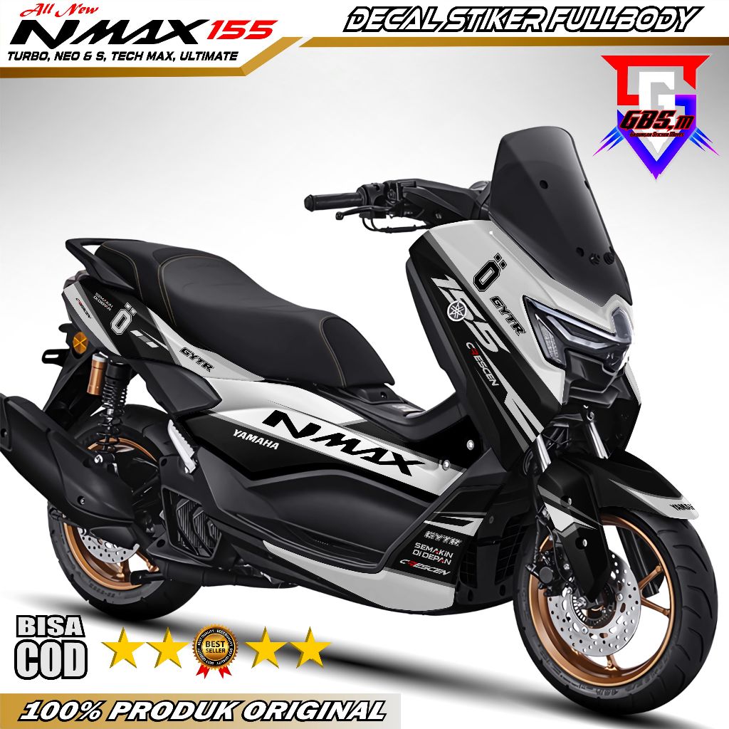 (Terbaru) Decal Nmax Neo S Turbo Stiker Decal Motor Nmax Neo S Full body Sticker Nmax Neo Full Body